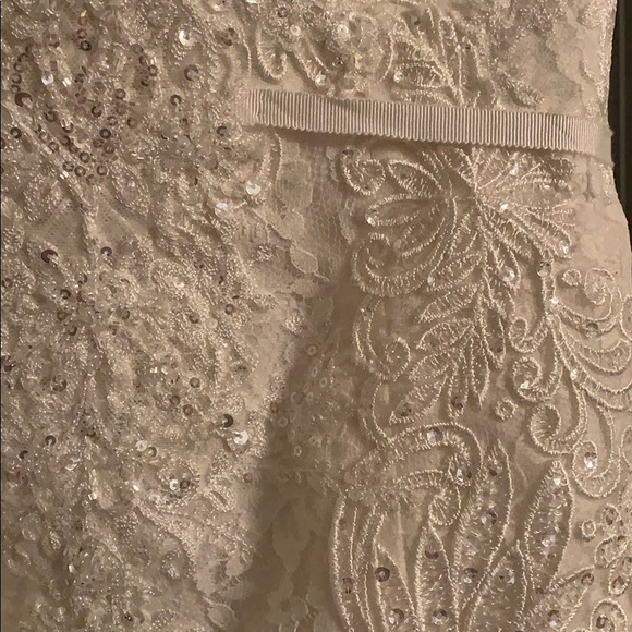 oleg cassini wedding dress size 4 - Picture 2 of 6